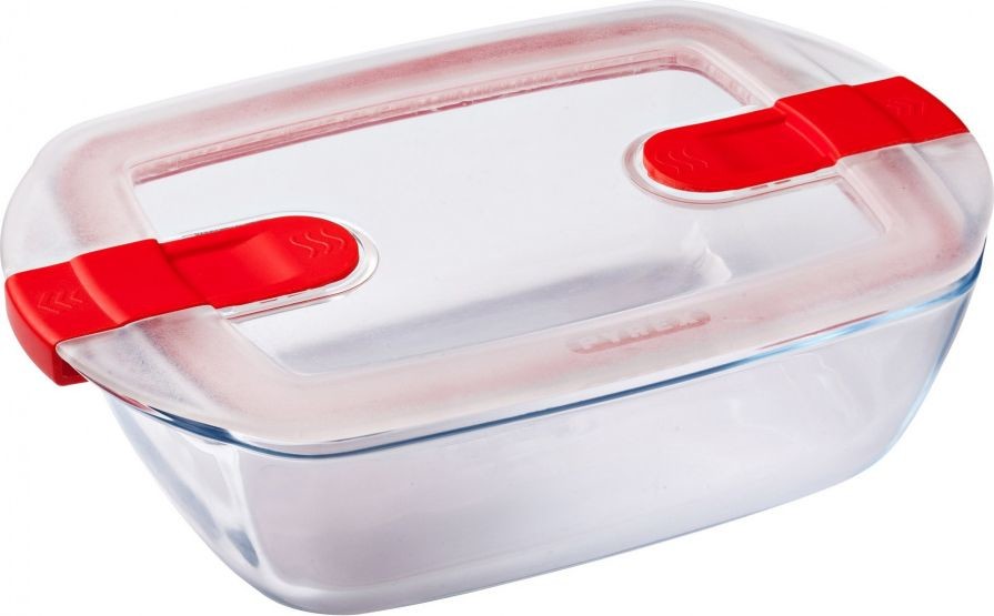 Pyrex Pojemnik na Lunch Pyrex COOK&HEAT Przezroczysty Szkło 1,1 L S2700436
