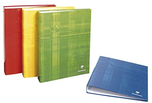 Clairefontaine 67414 °C ring grzbiet z 4 pierścieniami na książki, A4, 30 MM, posortowane pod względem koloru (1 sztuki) 67414C