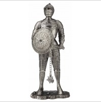 Veronese CYNOWY RYCERZ Z TARCZĄ I KORBACZEM (ZT08531AA)