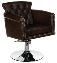 Barbiero Fotel fryzjerski ALBERTO BH-8038 brązowy BH-8038/174