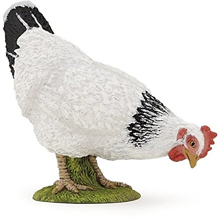 Papo papo 51160  Pick się świetnym Biały kura, figurka do gry 51160