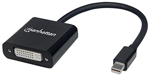 Manhattan 152549 Aktywny Mini-DisplayPort-wtyczka do gniazda DVI-I Dual-Link-Czarny 152549