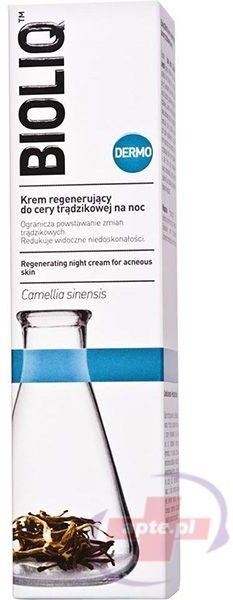 Bioliq Dermo Krem regenerujący do cery trądzikowej na noc 50ml