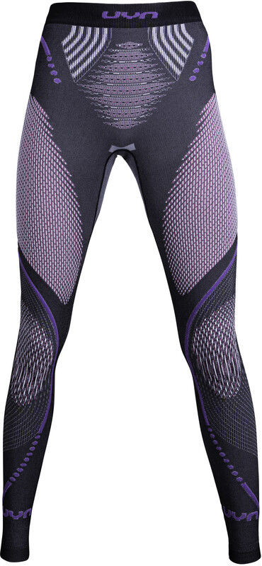 UYN Evolutyon Melange UW Długie spodnie Kobiety, anthracite melange/raspberry/purple S/M 2020 Bokserki i slipy do biegania U100020-G980-S/M