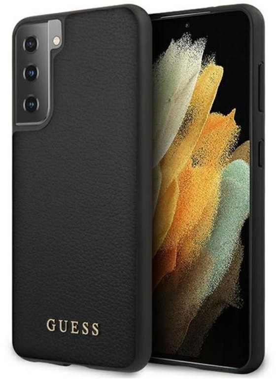 Guess Iridescent - Etui Samsung Galaxy S21+ czarny