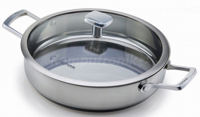 Moneta Accordo indukcja niski z pokrywką 28cm