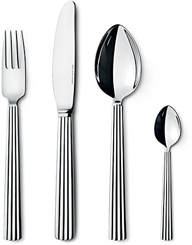 George Jensen GJ 108295 sztućce lustro, 16 sztuki, ze stali nierdzewnej, Stainless Steel, 8,19 x 19 x 26,2 cm GJ 108295