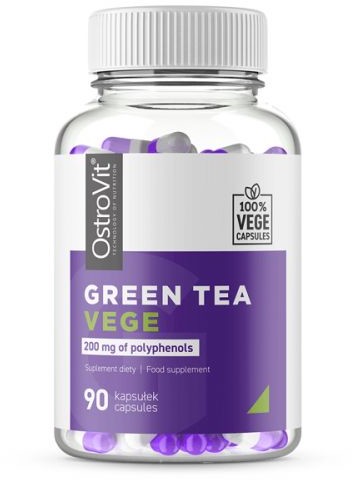 Ostrovit Zielona herbata Green Tea 200 mg polifenoli 90 kapsułek vege 53 g