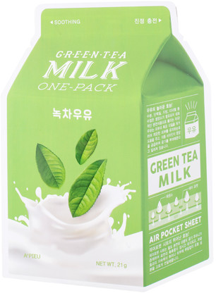 A'PIEU A'PIEU Green Tea Milk Zielona Herbata Maska w Płachcie APIEU-1121