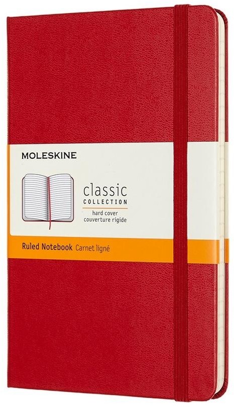 Moleskine Notes Classic 11,5x18 tw linie scarlet red