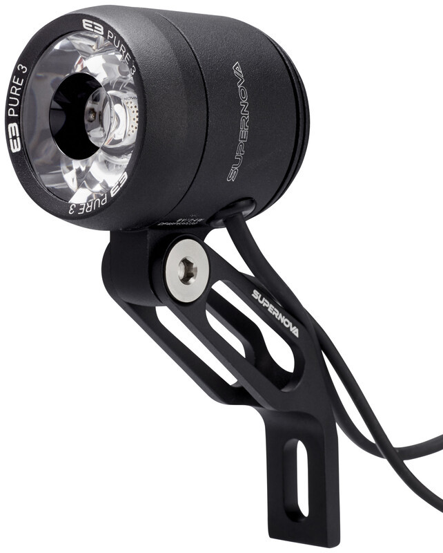 Supernova Supernova E3 Pure 3 Reflektor przedni, black  2021 Lampki na dynamo N-P3S-MBLK