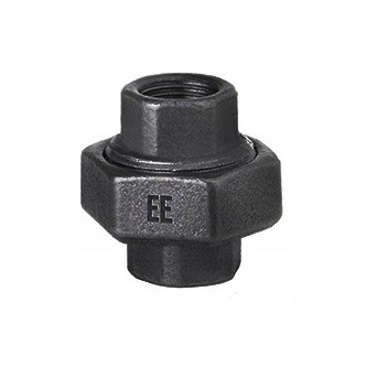 Śrubunek W/w 3/4'' Stal Czarna +uszczelka