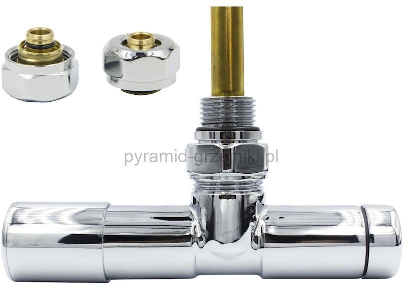 Varioterm Zawór regulacyjny UNICO ze złączką PEX/CU - chrom pex 16 mm lewy 000M875A002/L(PEX)