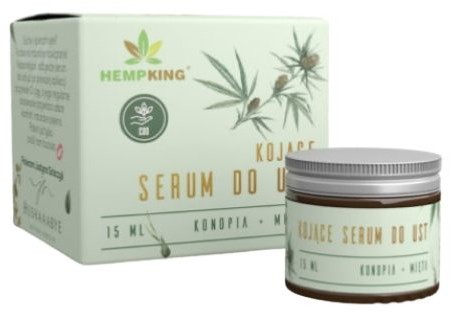 Kojące serum konopne do ust z CBD
