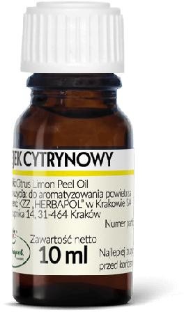 HERBAPOL KRAKÓW HERBAPOL Olejek eteryczny Cytrynowy, 10ml