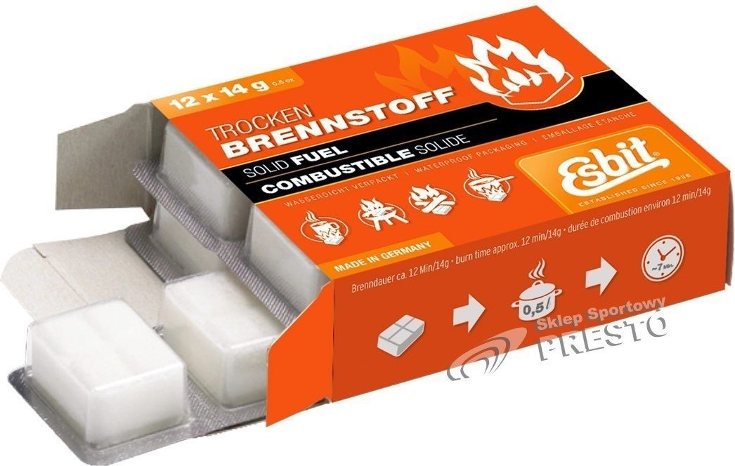 Esbit Esbit Paliwo stałe 12x14g Esbit roz uniw 010129) 010129