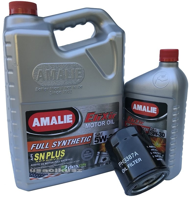 AMALIE Filtr oraz syntetyczny olej 5W30 Pontiac Trans Sport