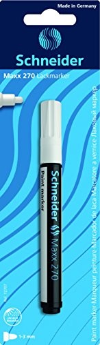 Schneider piśmiennicze lakier marker Maxx 270, 1  3 MM, biały, 1er kartę blistrową 72707
