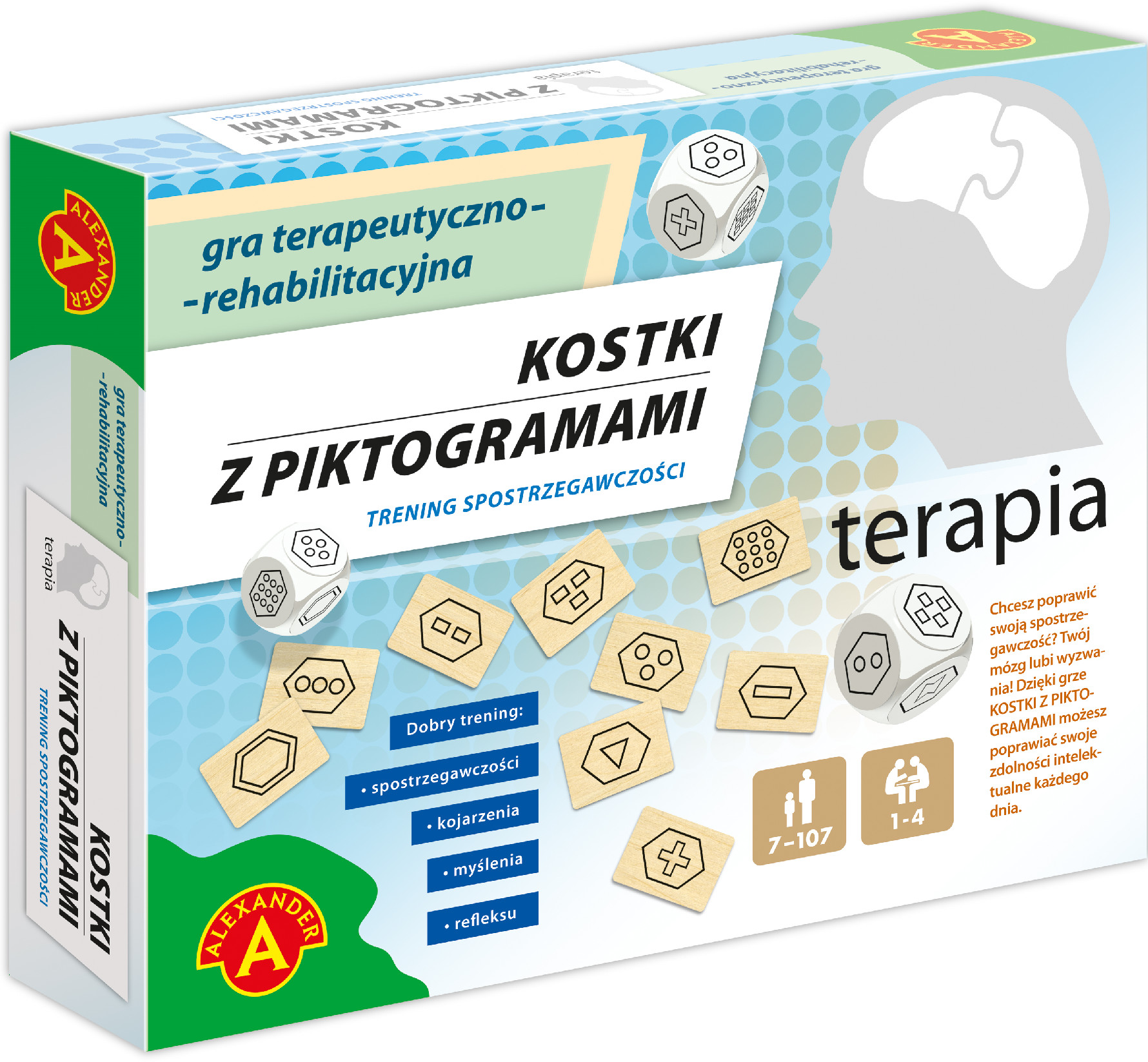 Alexander Terapia Kostki z piktogramami