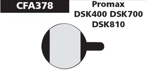 PROMAX EBC hamulce tarczowe Pad DSK 400/700/810 Zielony FA378