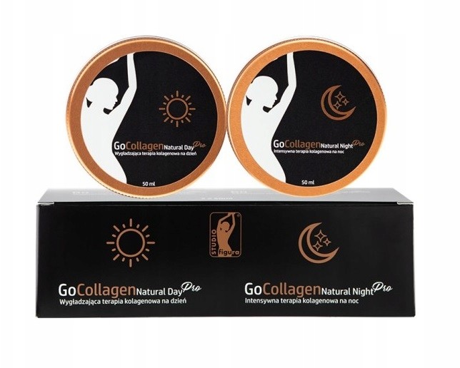 Zestaw kremów Gocollagen Noc/dzień terapia kolage