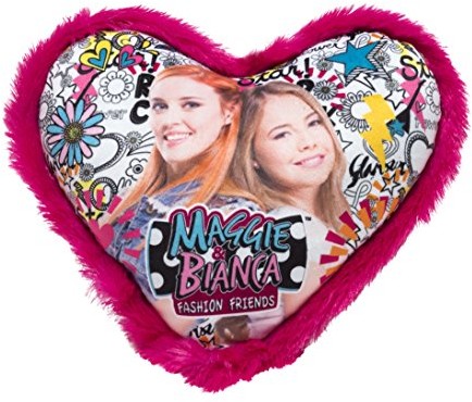 Joy Toy Joy Toy 66942 Figurki & Charactere Maggie & Bianca poduszka w kształcie serca 33 x 33 cm