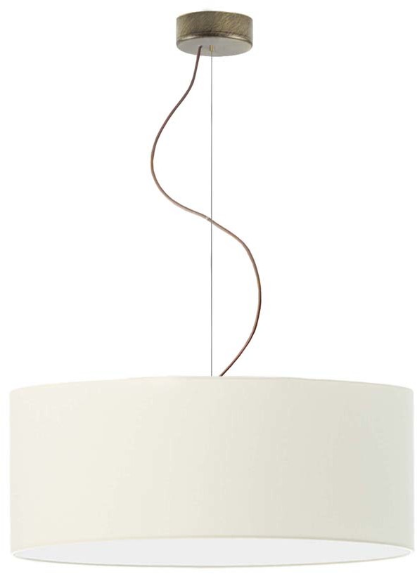 LYSNE Lampa wisząca do jadalni HAJFA fi - 60 cm - kolor ecru 14529/79 - kolor ecru