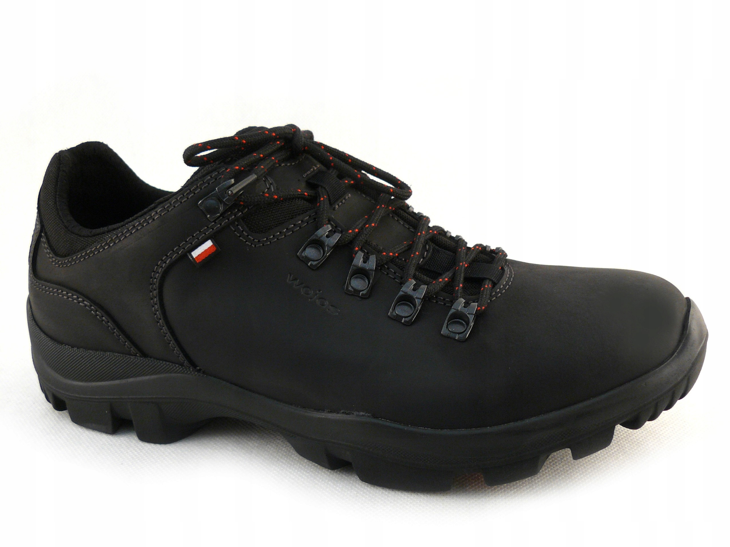 Wojas 9377-91 Buty Trekkingowe Czarne Skóra 44
