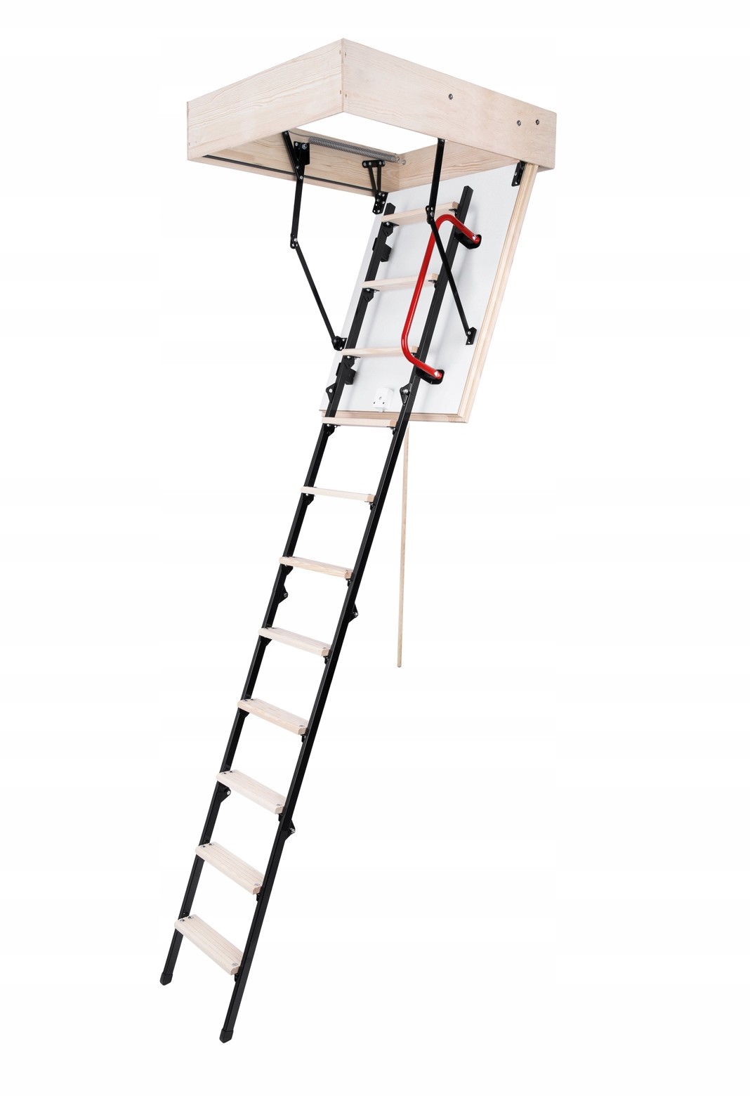 Oman Schody strychowe Mini Extra 80x60 z poręczą