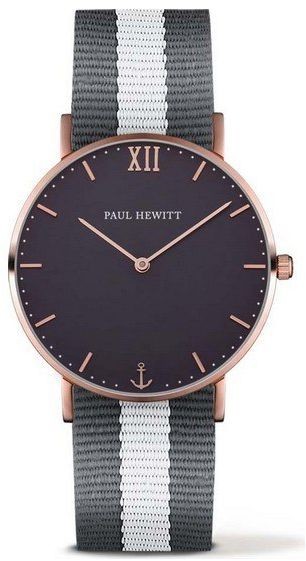 Paul Hewitt Zegarek Unisex PH-SA-R-ST-B-GRW-20S ( 39 mm) S0352075