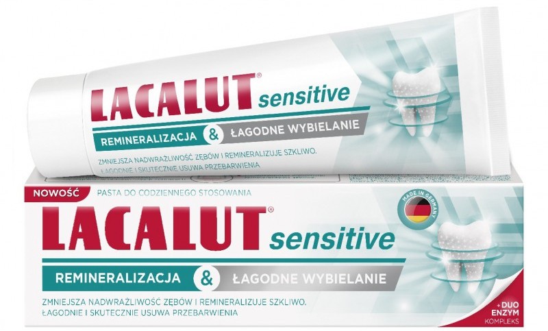 Natur Produkt SENSITIVE REMINERALIZACJA & ŁAGODNEWYBIELANIE PASTA DO ZĘBÓW 75ML
