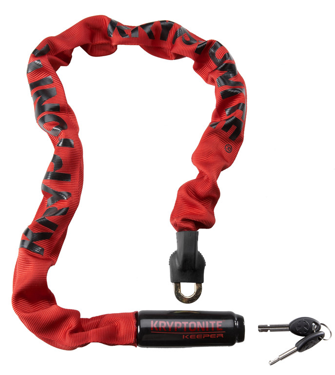Kryptonite Łańcuch Keeper 785 czerwony / Rozmiar: 85 cm