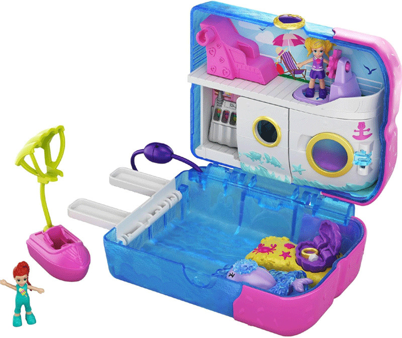 Mattel Polly Pocket Słodkie marzenia Statek wycieczkowy GKJ49 FRY35