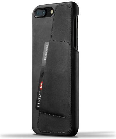 Mujjo Etui do iPhone 7/8 Plus Wallet skórzane czarne