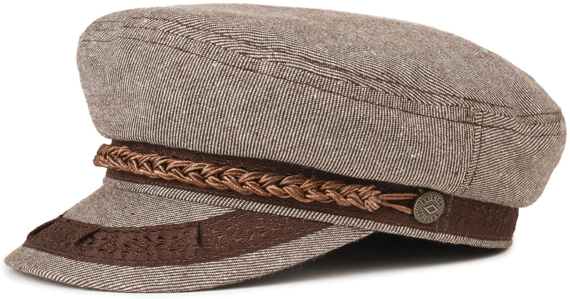 Brixton kaszkiet ATHENS CAP Brown/White