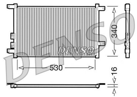 DENSO Chłodnica klimatyzacji DCN01011