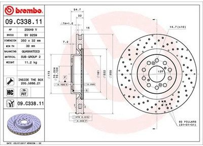 BREMBO 09.C338.11 09.C338.11