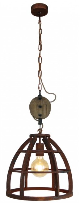 Brilliant Matrix 2 Lampa Wisząca Rudy 1-punktowy Przemysłowy/Rustykalny/Loft Obszar wewnętrzny 2 Czas dostawy od 6-10 dni roboczych HK17186S55