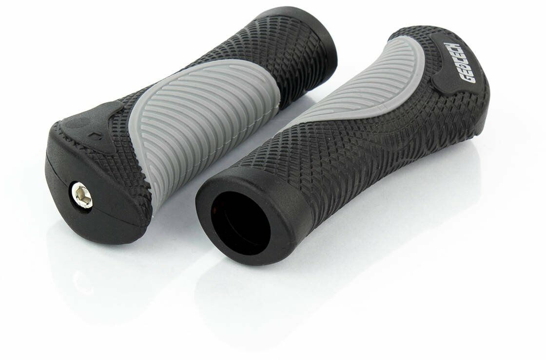 Geotech Chwyty kierownicy Geotech GGR-012 130 mm czarno-srebrne skręcane 030033