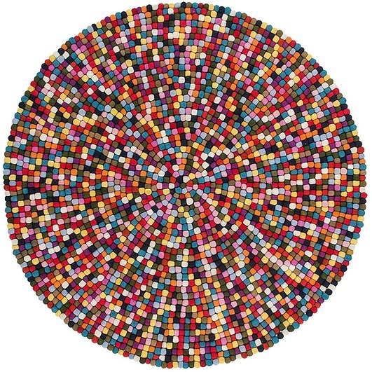 Obsession Dywan Passion  okragły multikolor 120 cm pas730mult120120