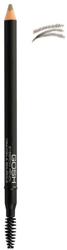 Gosh Eyebrow Pencil kredka do brwi ze szczoteczką 03 Grey Brown 1.2g 103686-uniw