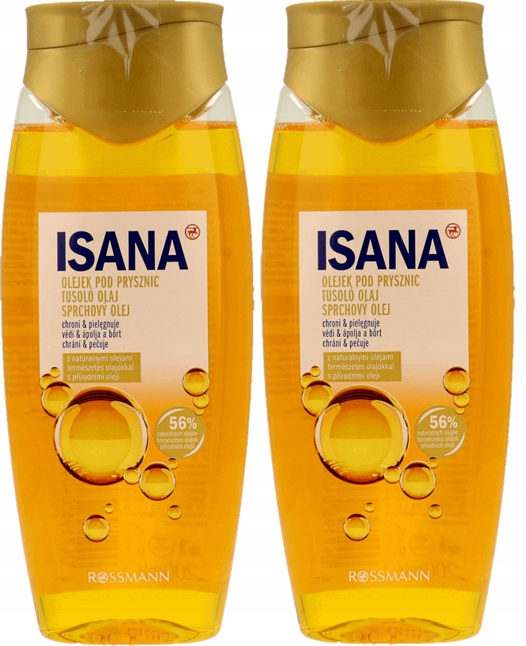 Isana Olejek Pod Prysznic 2x200ml Olej