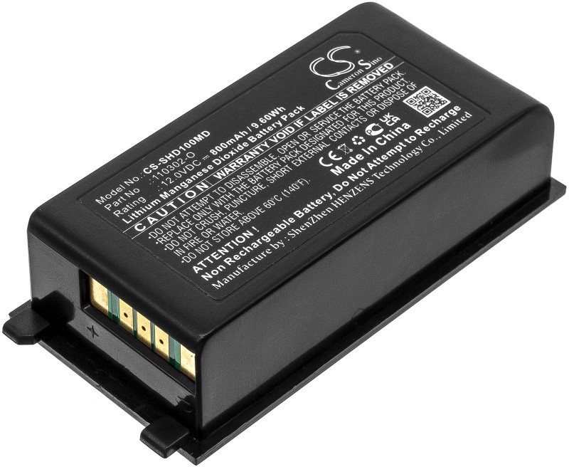 Cameron Sino Schiller Defibrillator Easyport 110302-O 800mAh 9.60Wh Li-MnO2 12.0V