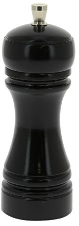 Unbekannt Marlux 245 młynek do pieprzu z lakierowanego drewna bukowego, stal nierdzewna, 14 cm, czarny 245 Noir