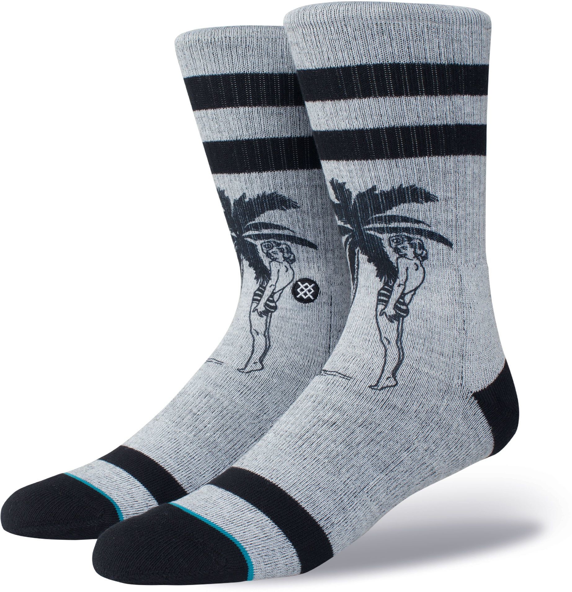 STANCE skarpetki STANCE CHEEKY PALM Grey