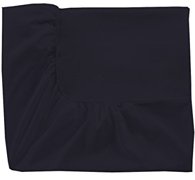 Essix Home Collection essix Royal Line prześcieradło z gumką,-bawełna perkalu, niebieski (nachtblau), 180x220 cm 3359103005632