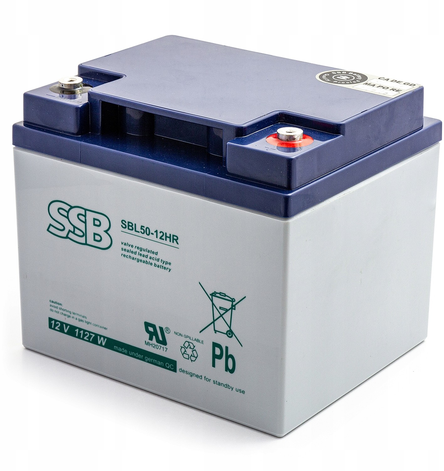 SSB Akumulator Agm Sbl 50-12HR 12V 40Ah Mocowy