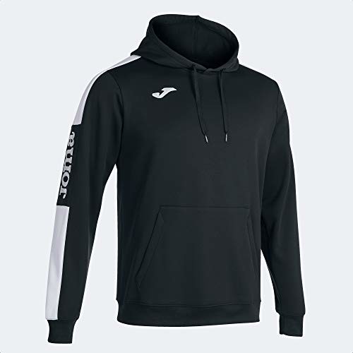 Joma Joma Męska bluza z kapturem Championship Iv Czarny - biały Estándar 102103