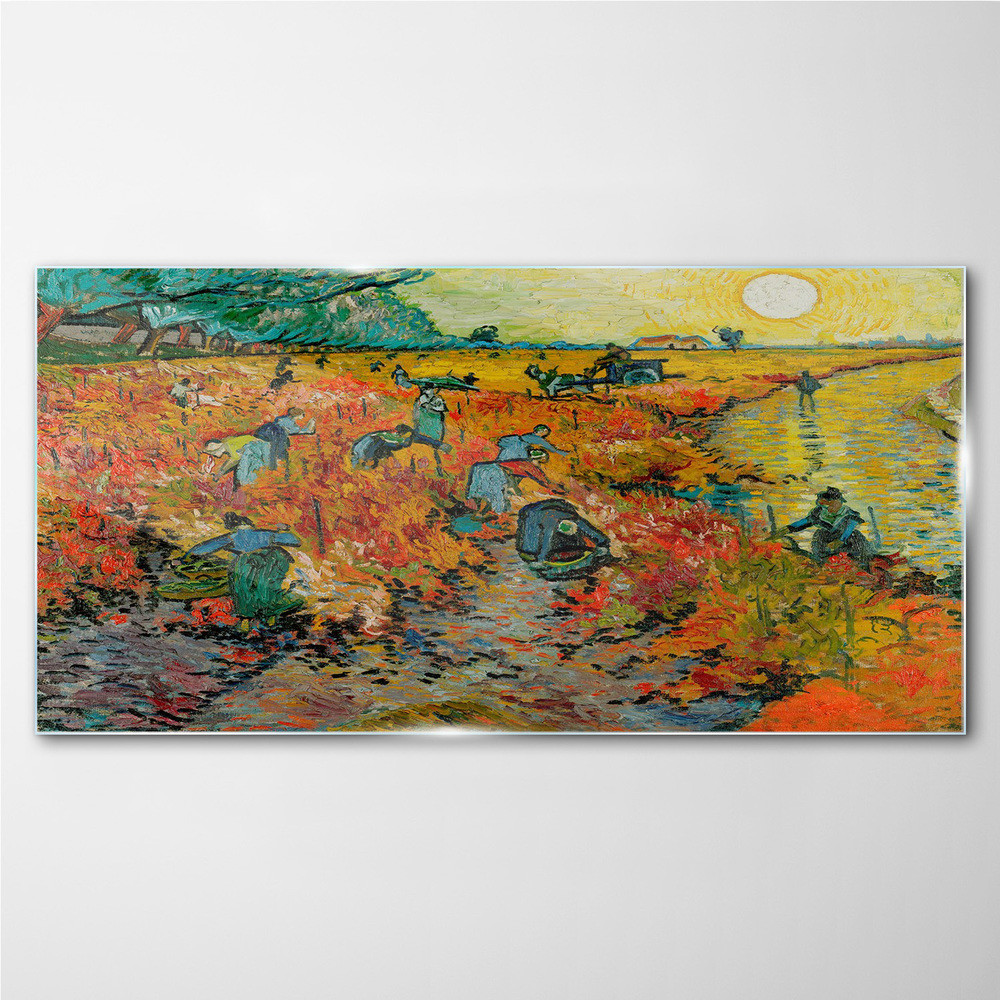PL Coloray Obraz Szklany Yellow House Van Gogh 100x50cm
