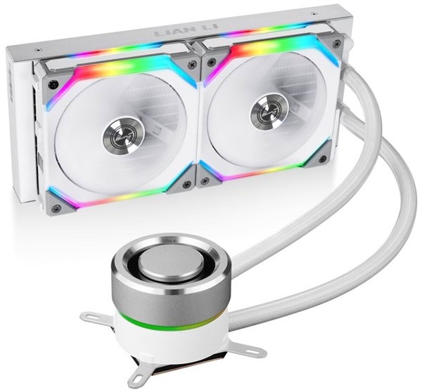 Lian Li GALAHAD AIO 240 SL RGB - White - Chłodzenie wodne procesora - Max 32 dBA GALAHAD AIO 240 SL WHITE